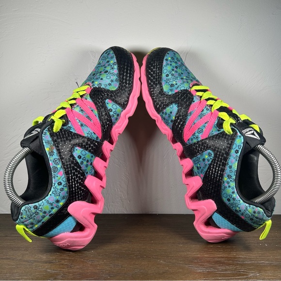 Reebok Unisex Zig Big N Fast Fire Colorful size 6.5 - Picture 5 of 7